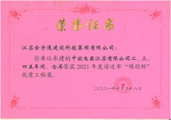 2021年度項(xiàng)羽杯
